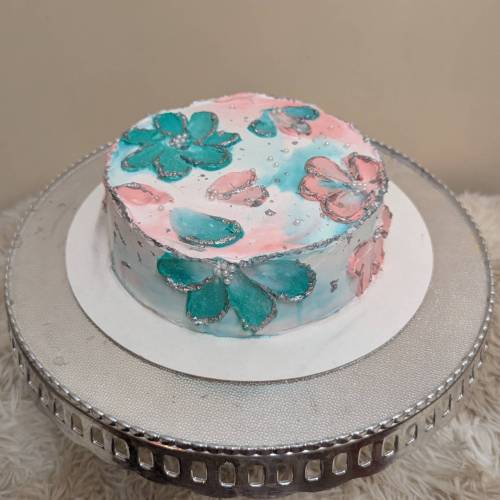 Hand-Painted Cake